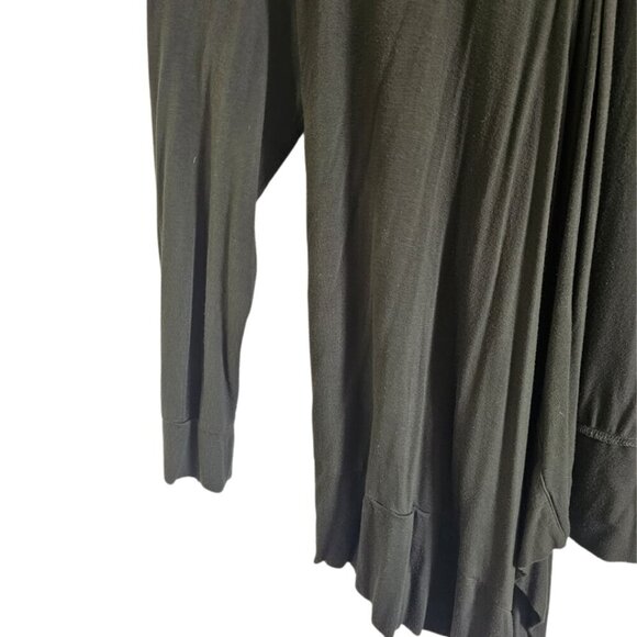 Premise Studio Dark Olive Green Cardigan Plus Size 1X Jersey Fabric - Picture 4 of 7